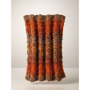Handknit Warm Tones Cowl